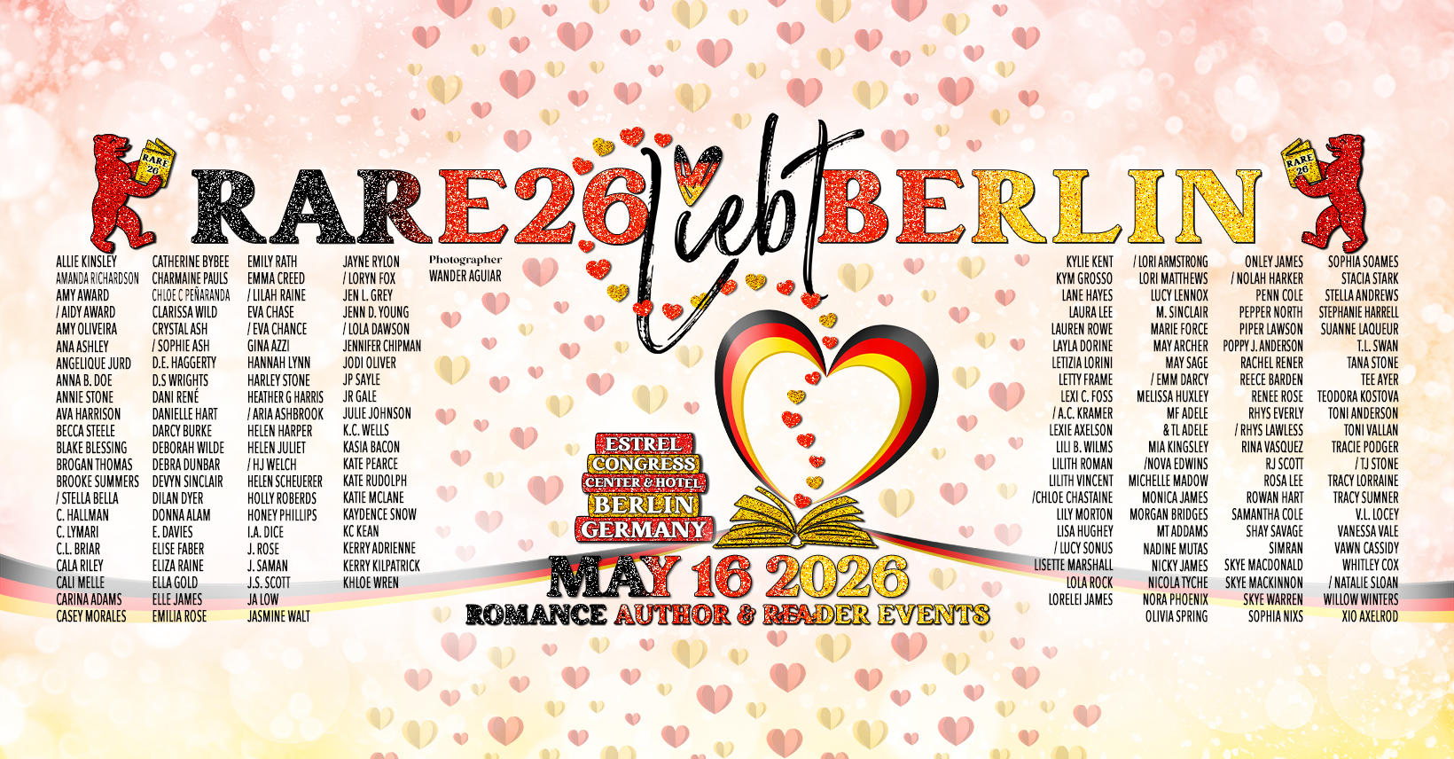 RARE26 book signing banner